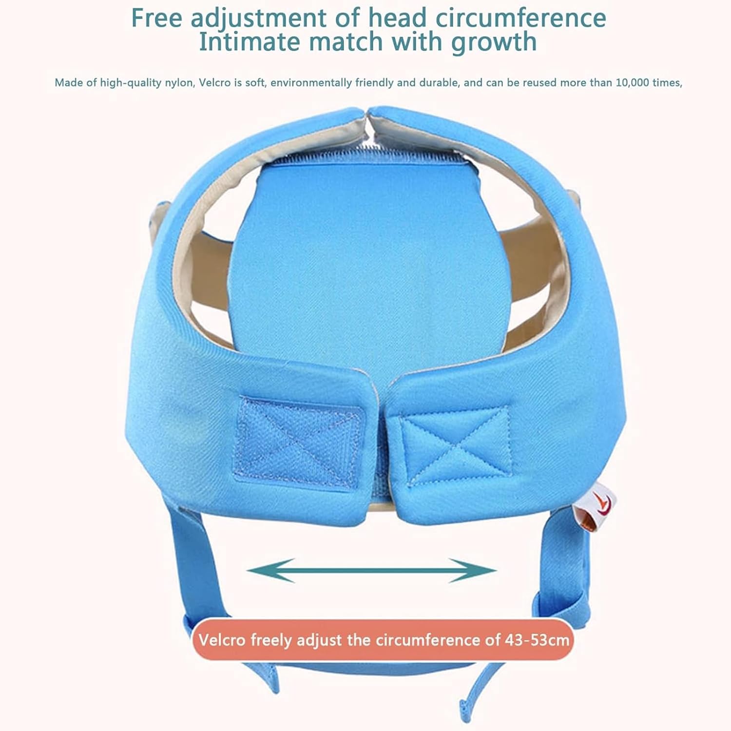 Baby Head Protector,Head Protection for Infant No Bumps and Soft Cushion Toddler Safety Headguard Adjustable Protective Cap,Baby Helmet for Crawling Walking