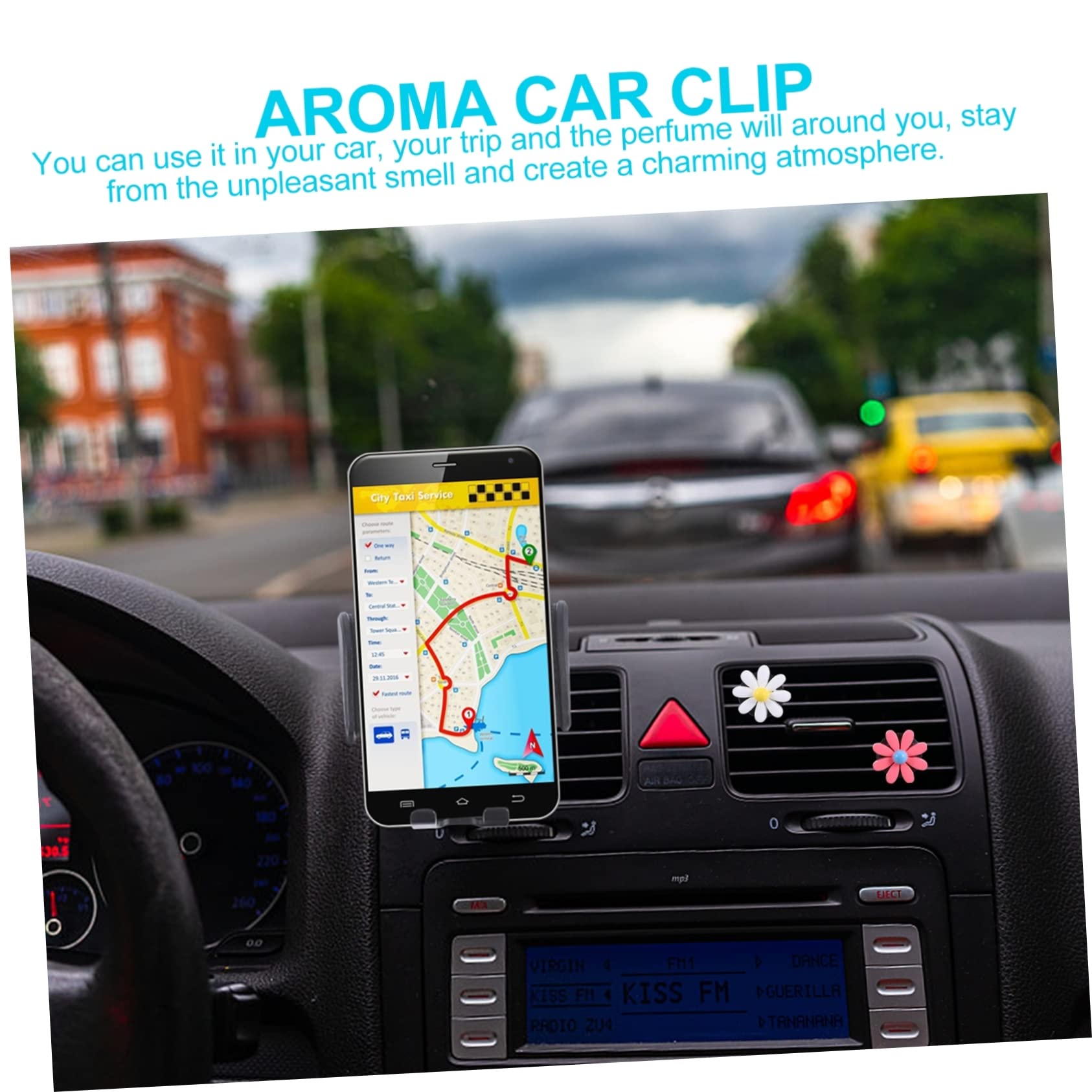 30sätze Daisy Auto Duftclip Blumen Ventil Düfte Für Auto Innenraum Dekoration Autozubehör Und Installieren