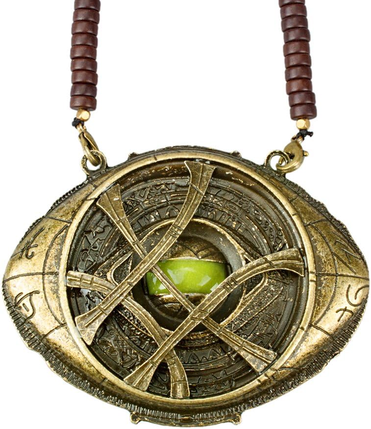 COSICON Doctor Strange Necklace Eye Of Agamotto Symbol Cosplay Props Costume