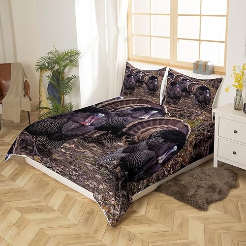 Miniatura 26 de Erosebridal Pumpkin Bedding Set King Size Thanksgiving Day Gifts Duvet Cover Autumn Harvest Comforter Cover Farm Maple Leaf Pumpkin Sunflower