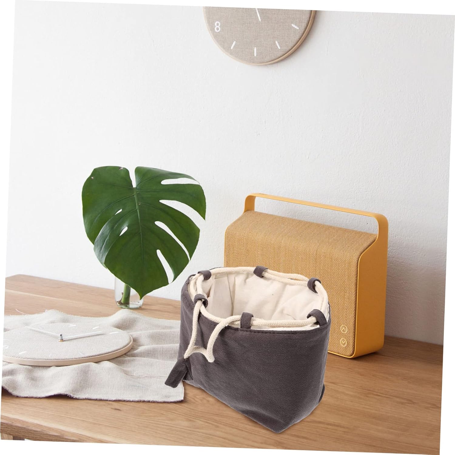 DECHOUS 4pcs Convenient Tea Set Bag Portable Tea Cup Holder Multi-use Storage Teapot Bag Organizer