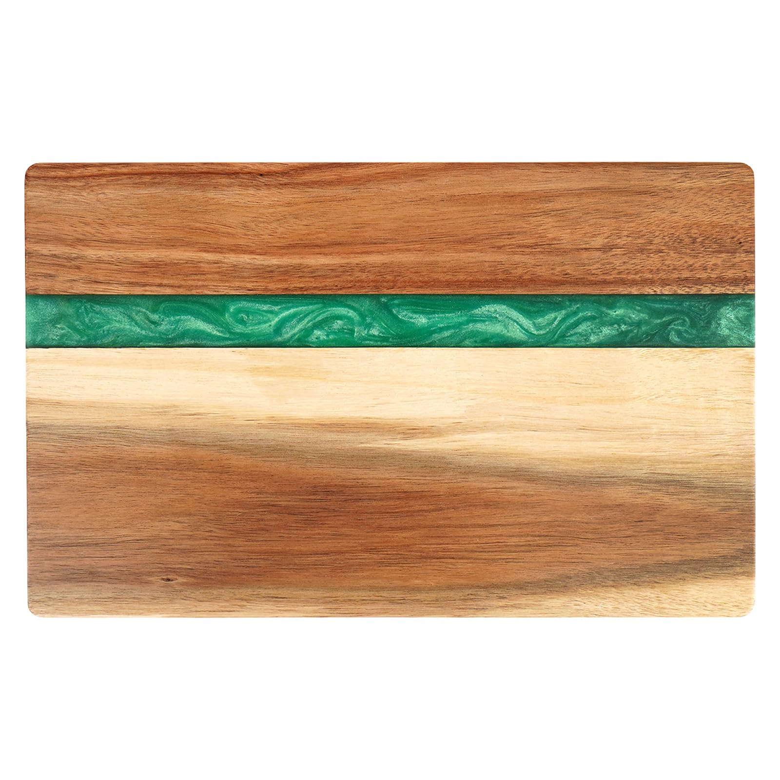 Planche à découper en bois d'acacia vert pour viande légumes fromage
