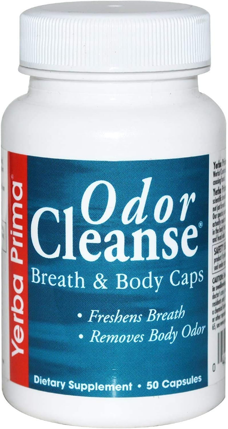 Odor Cleanse Breath & Body Caps, 50 Capsules