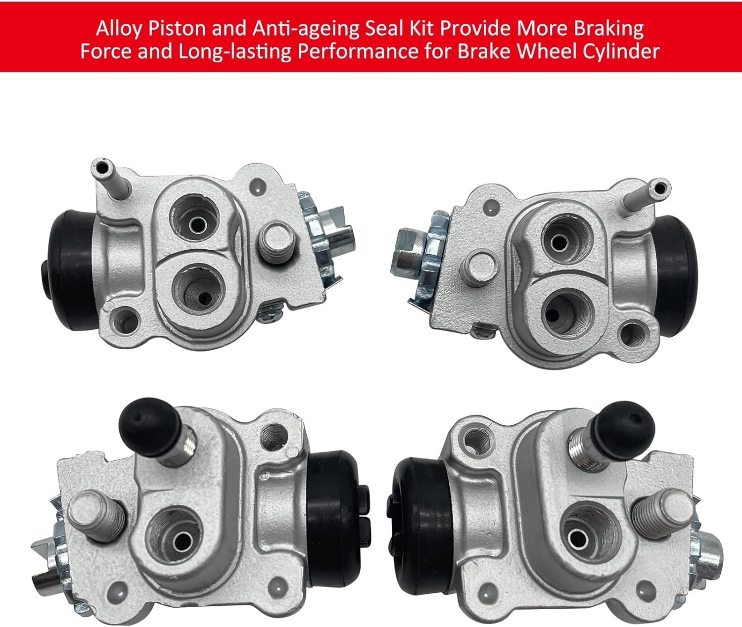 Front Brake Wheel Cylinders for Honda TRX350 Rancher 350 2000-2003 (Left&Right All 4 Kit) TRX350FE/TRX350FM/TRX350TE/TRX350TM, OEM# 45310-HC5-006 45330-HC5-006