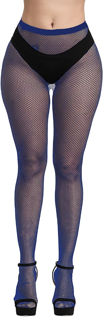 Bestjybt Womens Fishnet Tights High Waist Mesh Fish Net Stockings Pantyhose | Cool Pattern, Sexy, Perfect For Daily Use, Costume Halloween Cospaly, Versatile, Stretchy, Non-Itchy, Great Fit