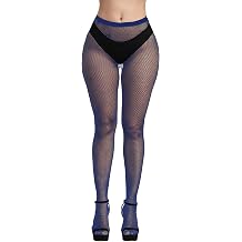 Bestjybt Womens Fishnet Tights High Waist Mesh Fish Net Stockings Pantyhose