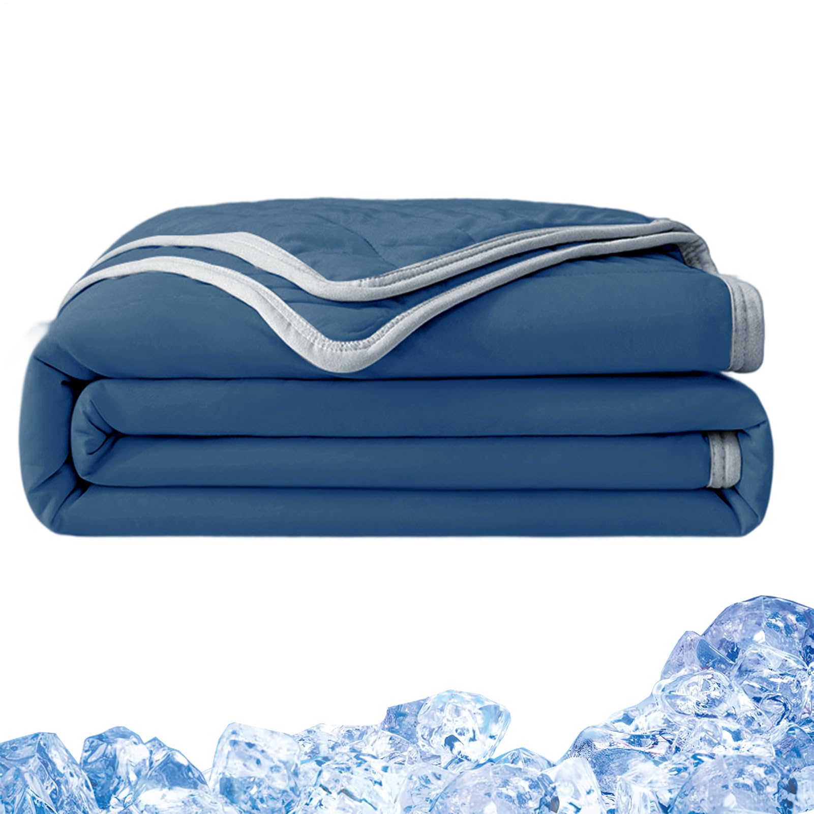Couverture rafraîchissante double face et respirante pour les dormeurs chauds en été