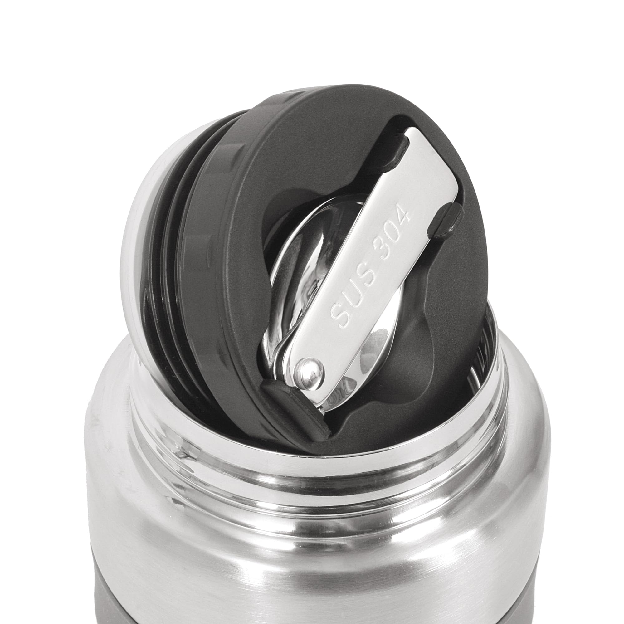 Contenitore Pranzo In Acciaio Inox 500 Ml Con Cucchiaio - Termico Per Cibo, Ideale Per Adulti E Bambini