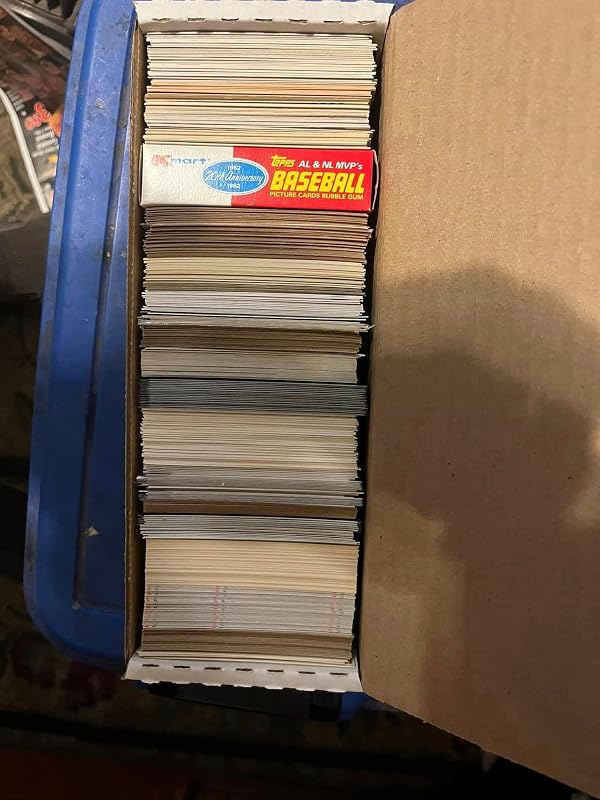 Baseball 500 to 550+ card Estate sale storage unit lot in new 550 ct BCW box includes a Babe Ruth card as a bonus Topps Fleer Donruss Upper Deck