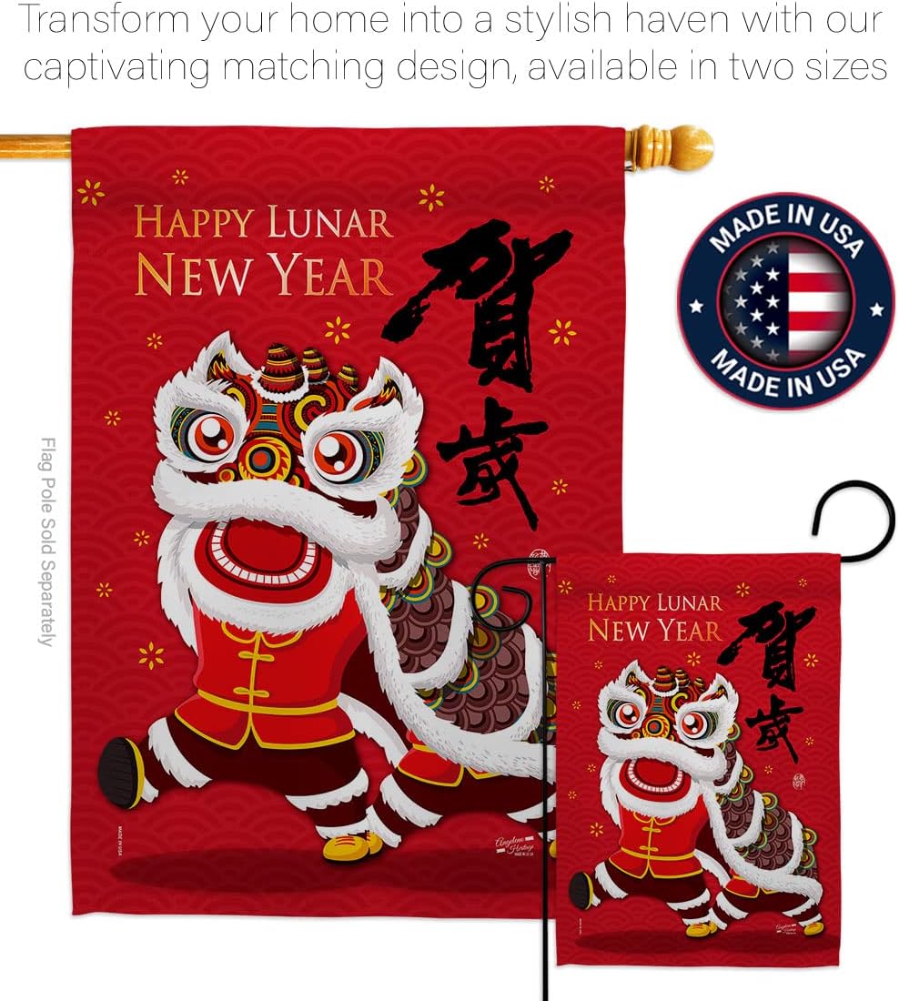 Chinese New Year Decorations Lunar Flag Bring Good Luck Winter House Flag Outdoor Banner Wall Decor Tapestry Door Plaque Garden Memorabilia Yard Signs