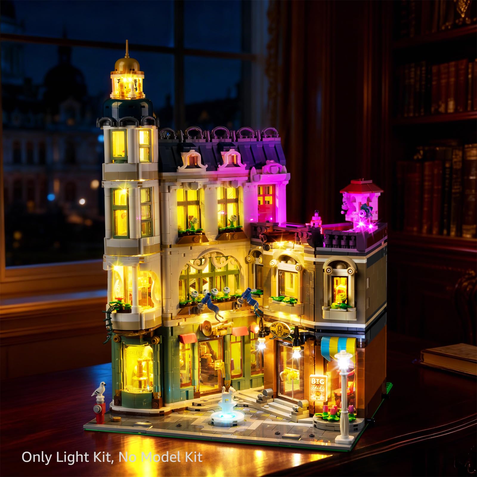 Kyglaring LED Lighting Kit Compatible with Lego Shopping Street 11371 Building Blocks, Accessories for Lego 11371 Model Set - Image 4