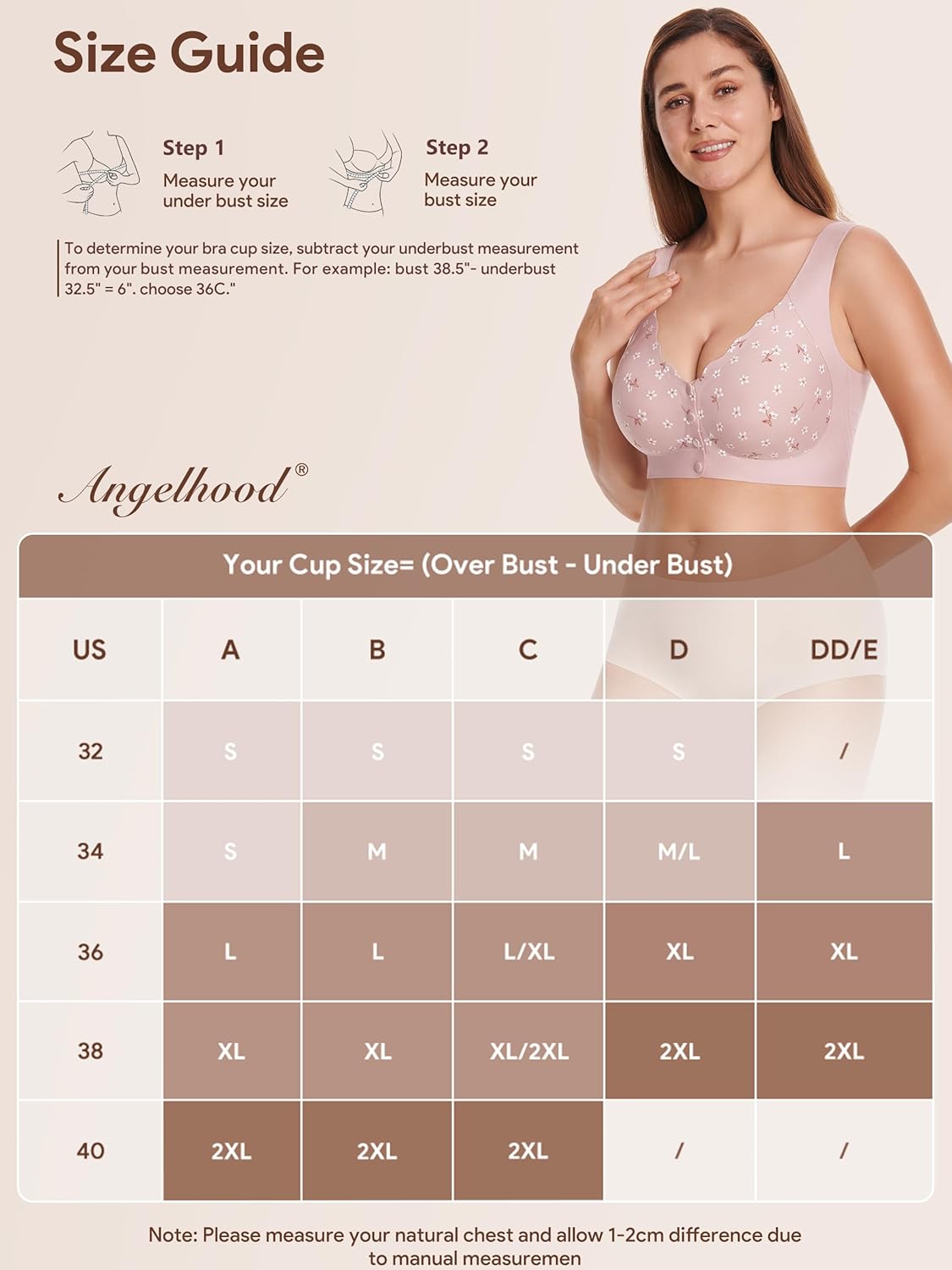 Seamless Daisy Bra for Women, Front Closure Jelly Bras Soft,Post Surgery Mastectomy Recovery,No Underwire Bralettes - Image 8