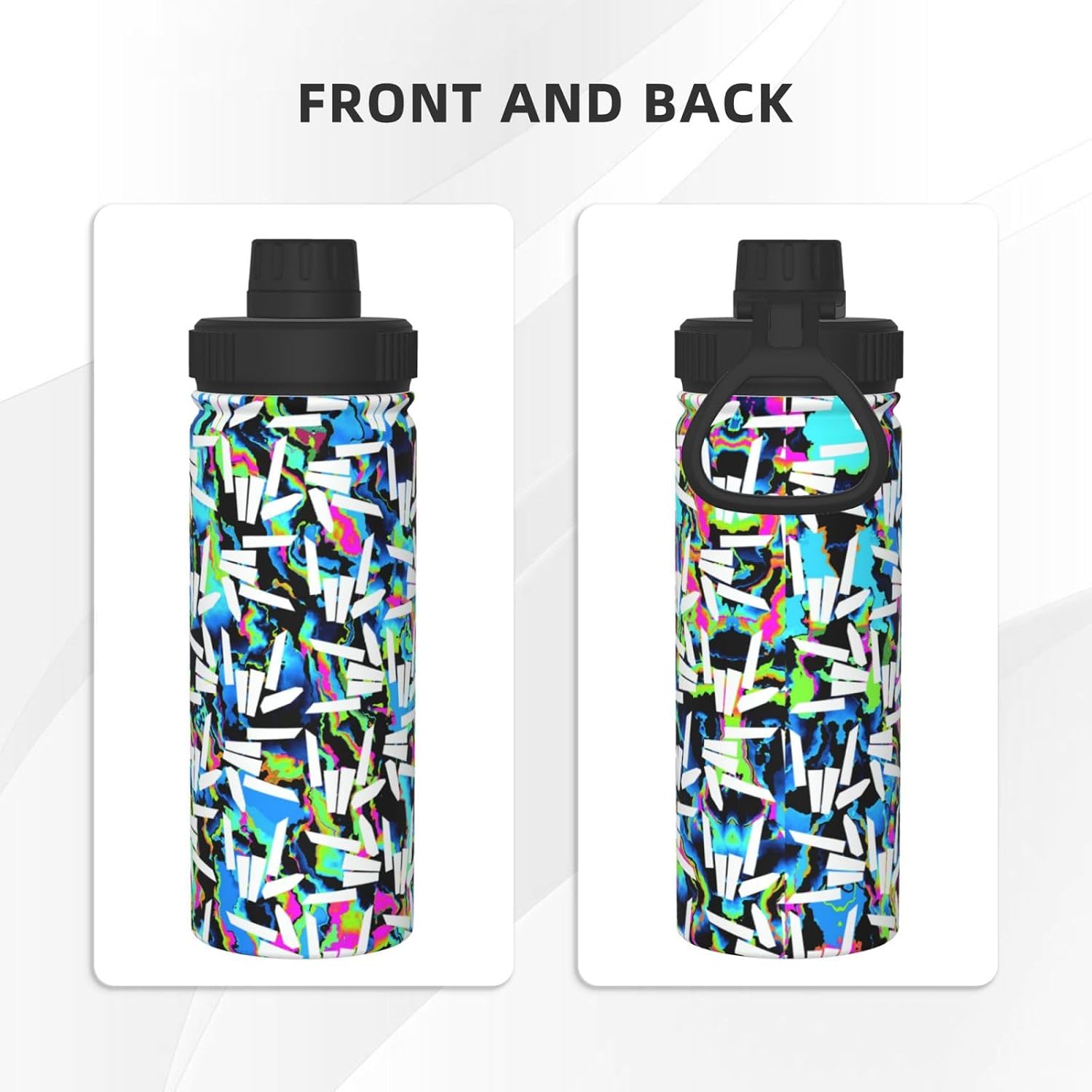 Insulated Cups With Handle, Sports Water Kettle, Water Bottle Insulated 18oz