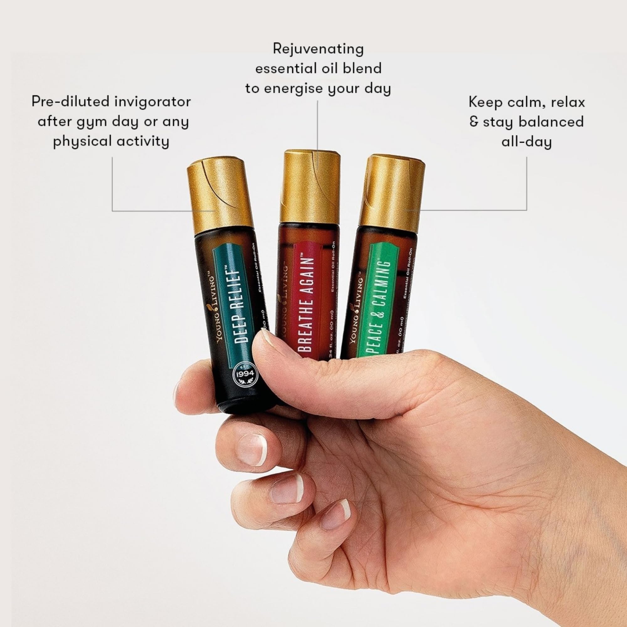 Amazon.com: Young Living Peace & Calming Roll-On - 10 ml - Premium