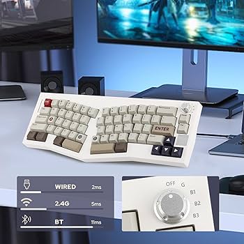 Amazon.com: EPOMAKER Alice 66 Wireless Gaming Keyboard