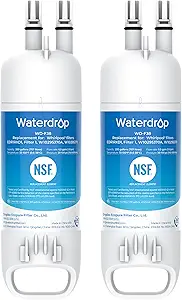 Waterdrop ๐๐๐๐๐๐๐๐ Replacement for Everydropยฎ ๐
๐ข๐ฅ๐ญ๐๐ซ ๐,W10295370A, EDR1RXD1B, P8RFWB2L, P4RFWB, Kenmoreยฎ 46-9081, 46-9930, WD-F38 Refrigerator Water Filter, 2 Filters
