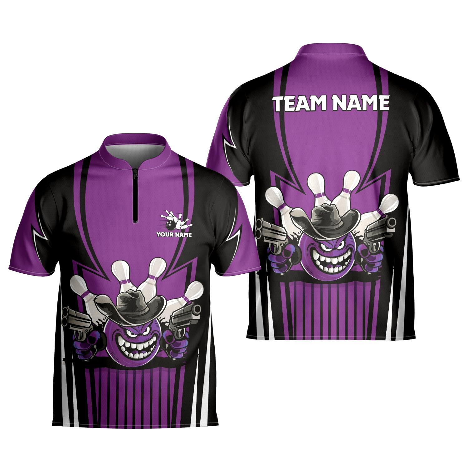 Bowling Jersey Customizable, Bowling Style Shirts for Men, Bowling Shirts Women, Custom Bowling Jersey for Team (Polyester Blend, BO43)