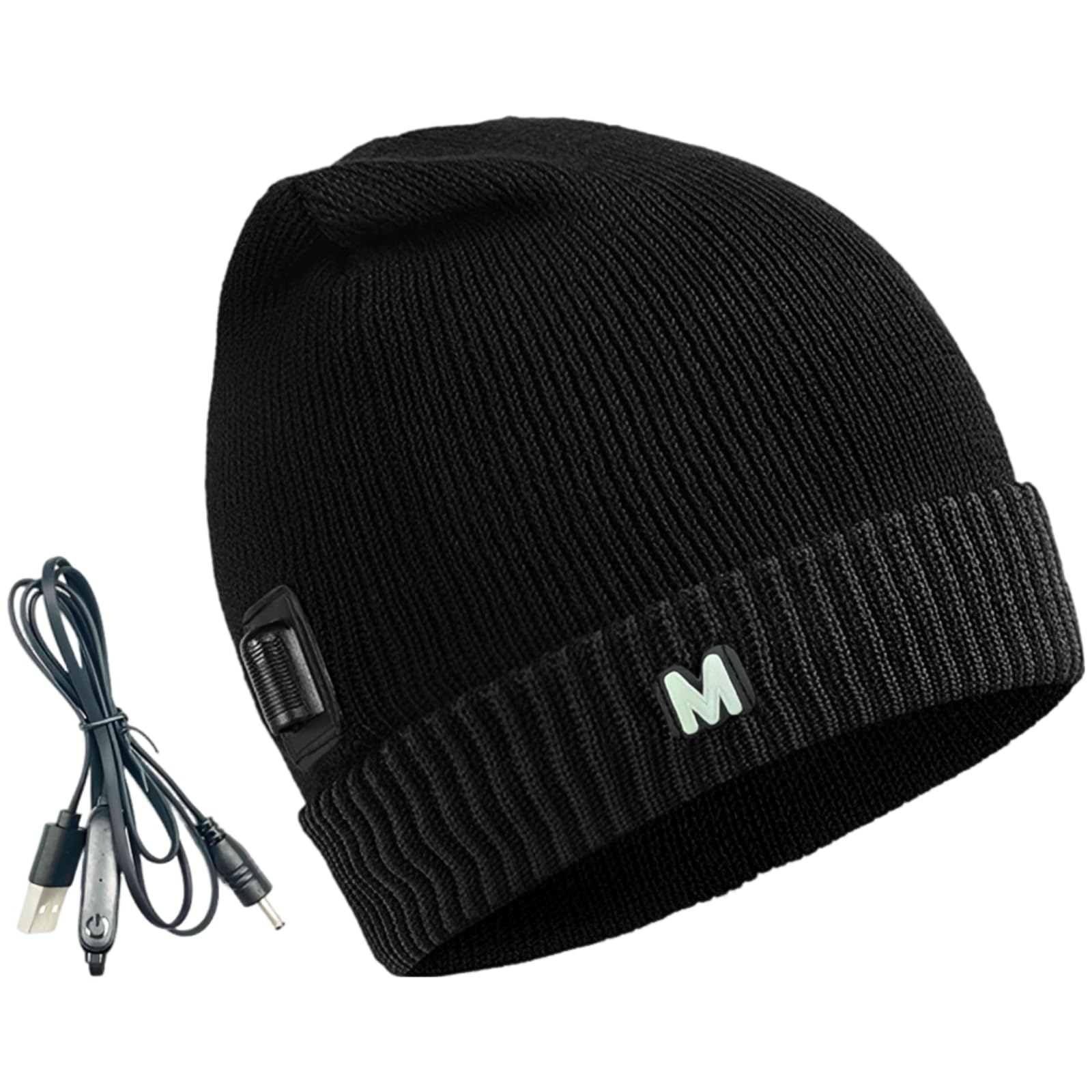 Gorro eléctrico con calefacción de invierno con enchufe USB para hombres 6