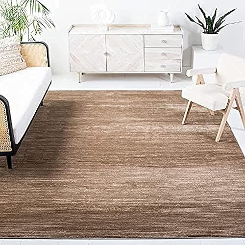 Safavieh - Tapete cuadrado de 8 x 10 pies, moderno y chic que no desprende pelusas, ideal para sala de estar, dormitorio, comedor y oficina en casa,