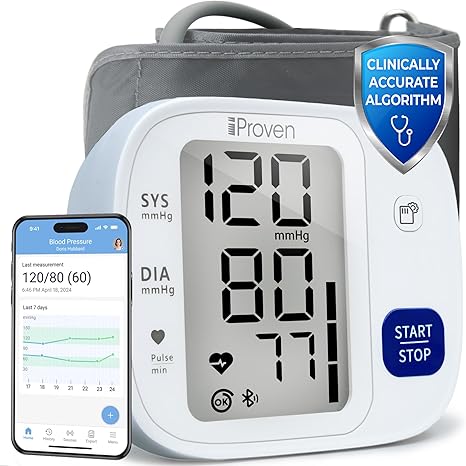 iProven Blood Pressure Monitor Bluetooth for Home Use