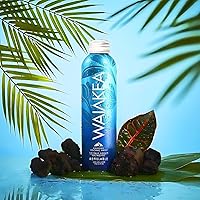 Vista 8 de Agua volcánica hawaiana de 22.7 fl oz (paquete de 6) botella de aluminio recargable, todavía naturalmente agua alcalina, en embalaje Snack Mass