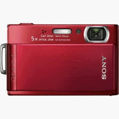Sony Cybershot DSCT300R 10.1MP Cámara digital con zoom óptico 5x con disparo súper estable (rojo) Sony Cybershot DSCT300R 10.1MP Cámara digital con zoom óptico 5x con disparo súper estable (rojo)