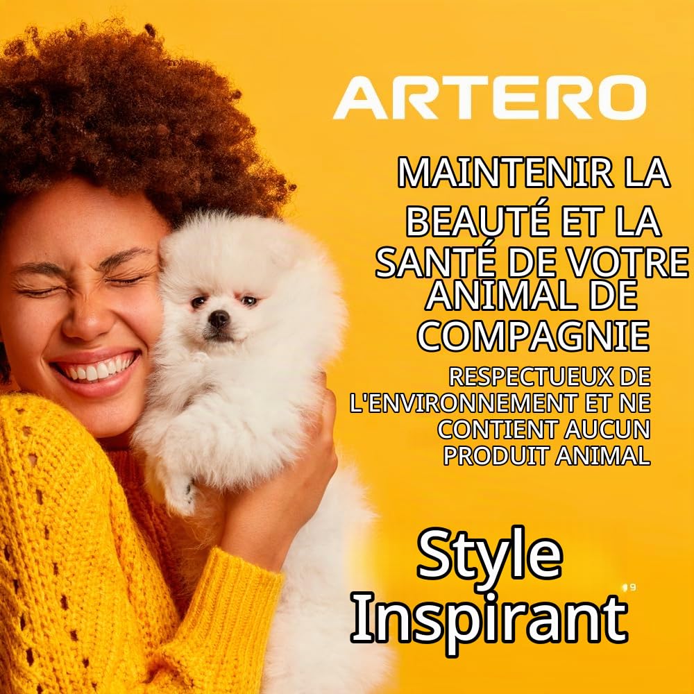 Artero Shampoing revitalisant pour Chiens et Chats - 250 ML et 5 LTS