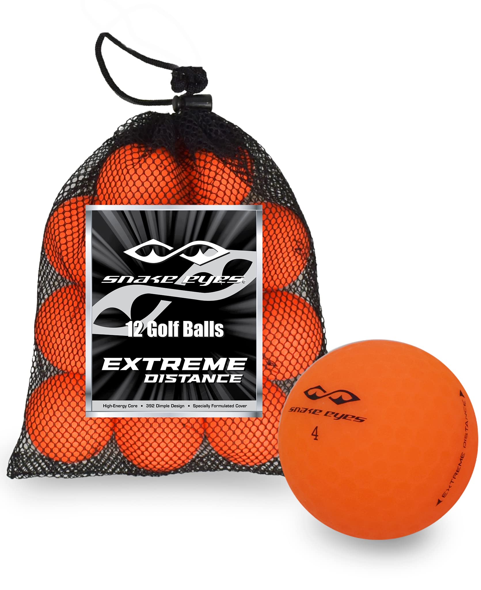 Snake Eyes Extreme Distance Golf Balls [12-Balls]