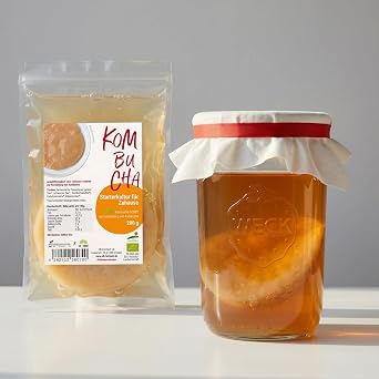 Bäckerei Spiegelhauer Organic Kombucha Starter 200 g Kombucha Scoby with Instructions (English language not )