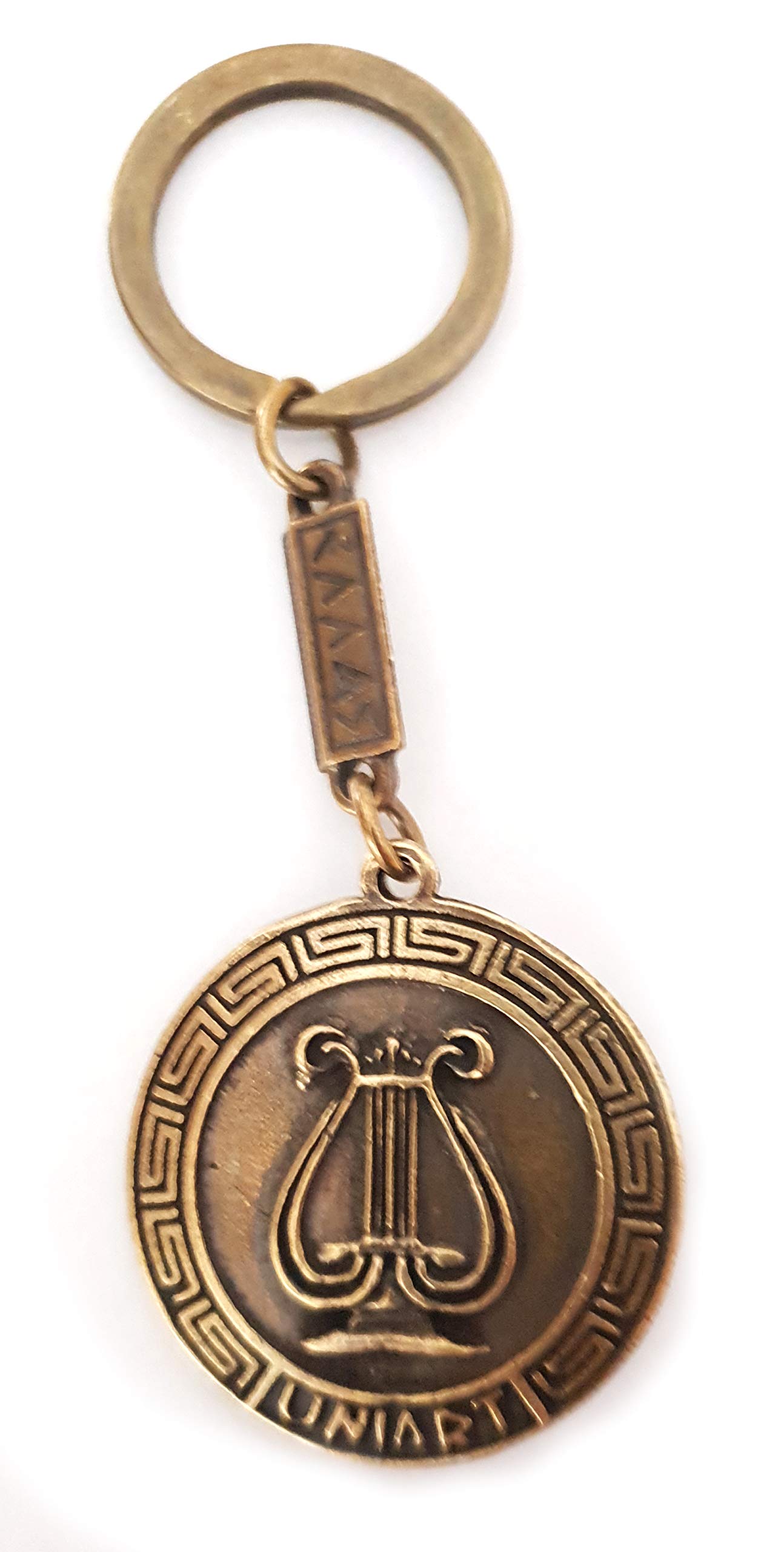 Amazon.co.jp: Iconsgr キーリング 古代コイン アポロンシールド 神アポロ キーチェーン : ファッション