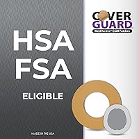 Vista 10 de CGM Overpatch Dexcom G7, Stelo Tan Center-Cut Design 25-Count Waterproof Adhesive Anti-Fray Easy Application & Removal Made in USA