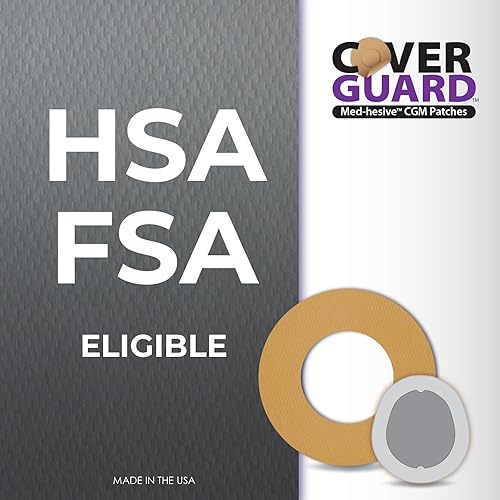 Miniatura 10 de Overpatch CGM  Dexcom G7, Stelo  Diseño de corte central bronceado  25 unidades  Adhesivo impermeable  Antideshilachamiento  Fácil aplicación y