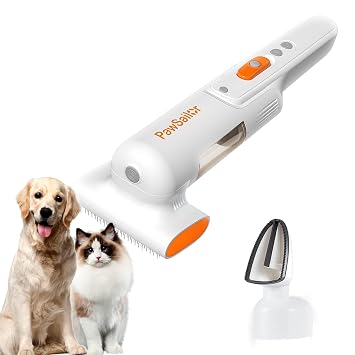 Cordless Pet Vacuuming and Grooming Kit Dog Grooming Vacuum, Professional Hair Cleaning Tool Set for Dogs Cats, Picks Up 99% Hair
