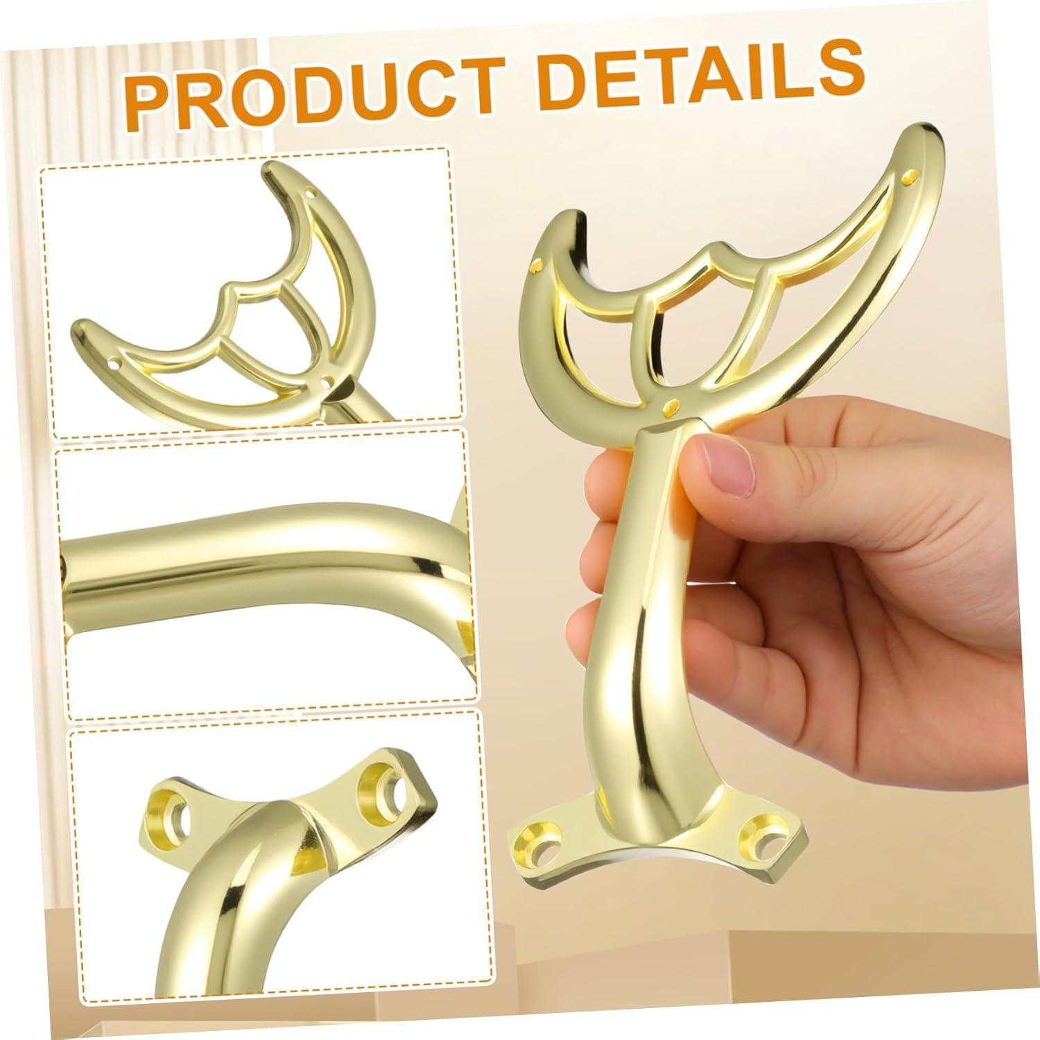 Housoutil Ceiling Fan Blade Arms Replacement Kit Antique Metal Fan Blade Arms Parts Hardware