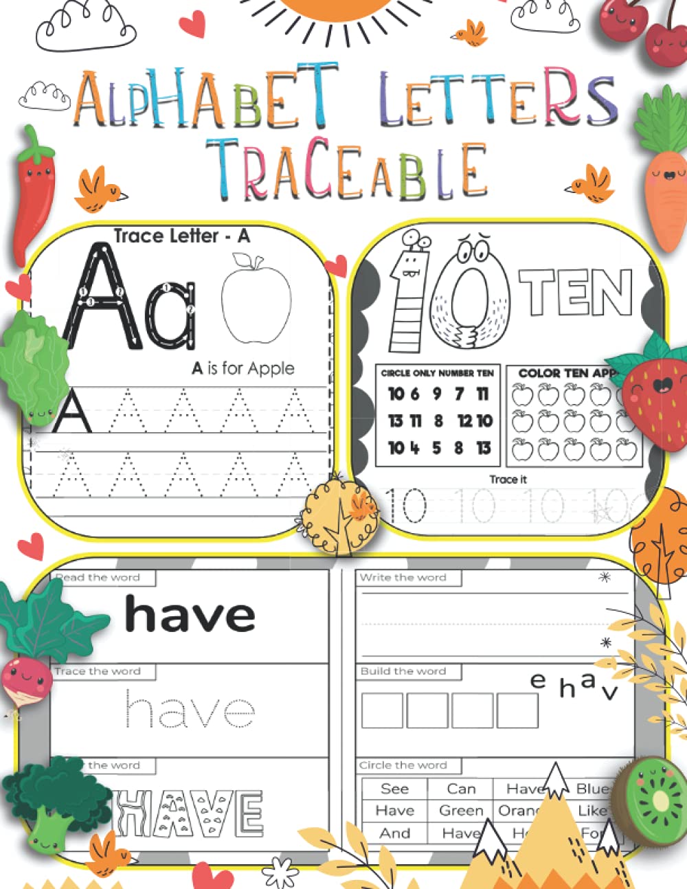 Buy Alphabet Letters Traceable PreWriting Tracing for Toddlers Intro to Alphabet Tracing and