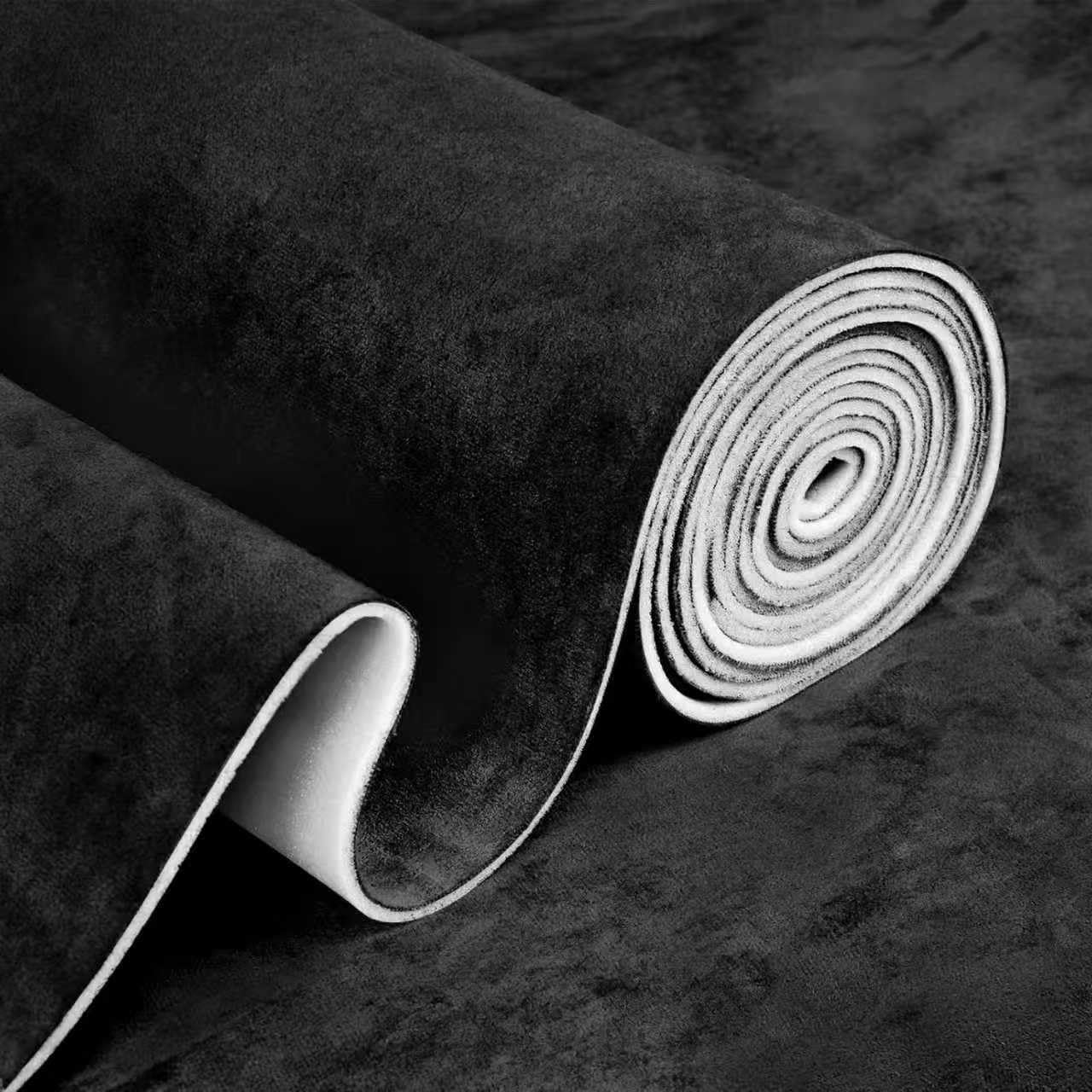 Suede Auto Headliner Fabric 96" L × 58" W with Foam Backing - Gray Interior Replacement Material for Car/Truck/SUV/RV Roof, Tube Packaging - Home Repair/DIY Headliner Material