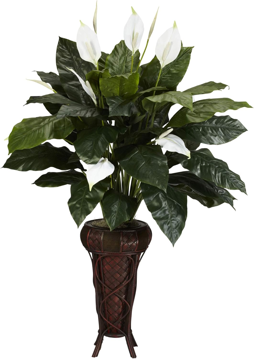 Nearly Natural Spathiphyllum with Stand Silk Plant