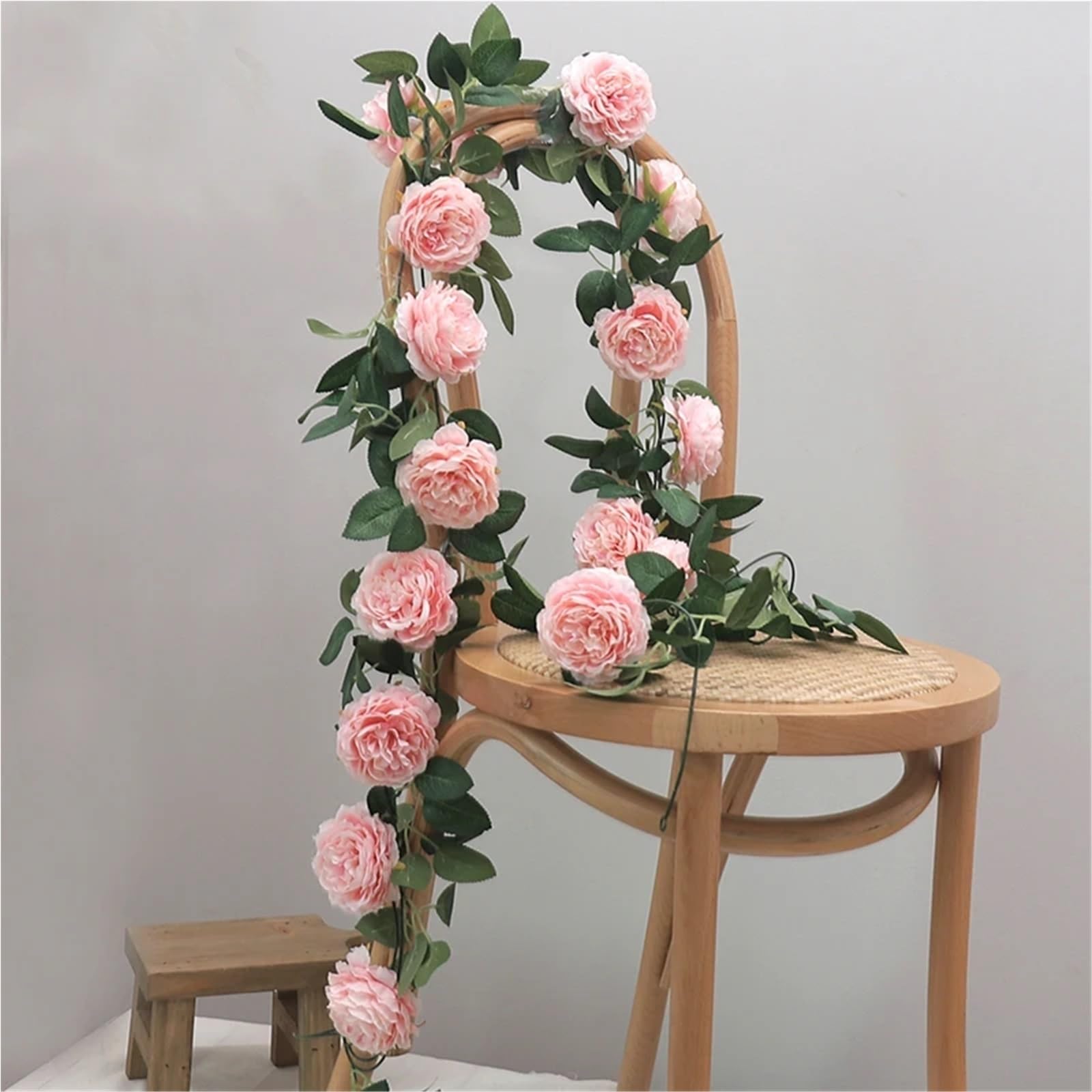 Künstliche Blumengirlande, Wandbehang Efeu Rattan Hausgarten Dekoration Girlande Grünpflanzen for Dekoration(3pcs)