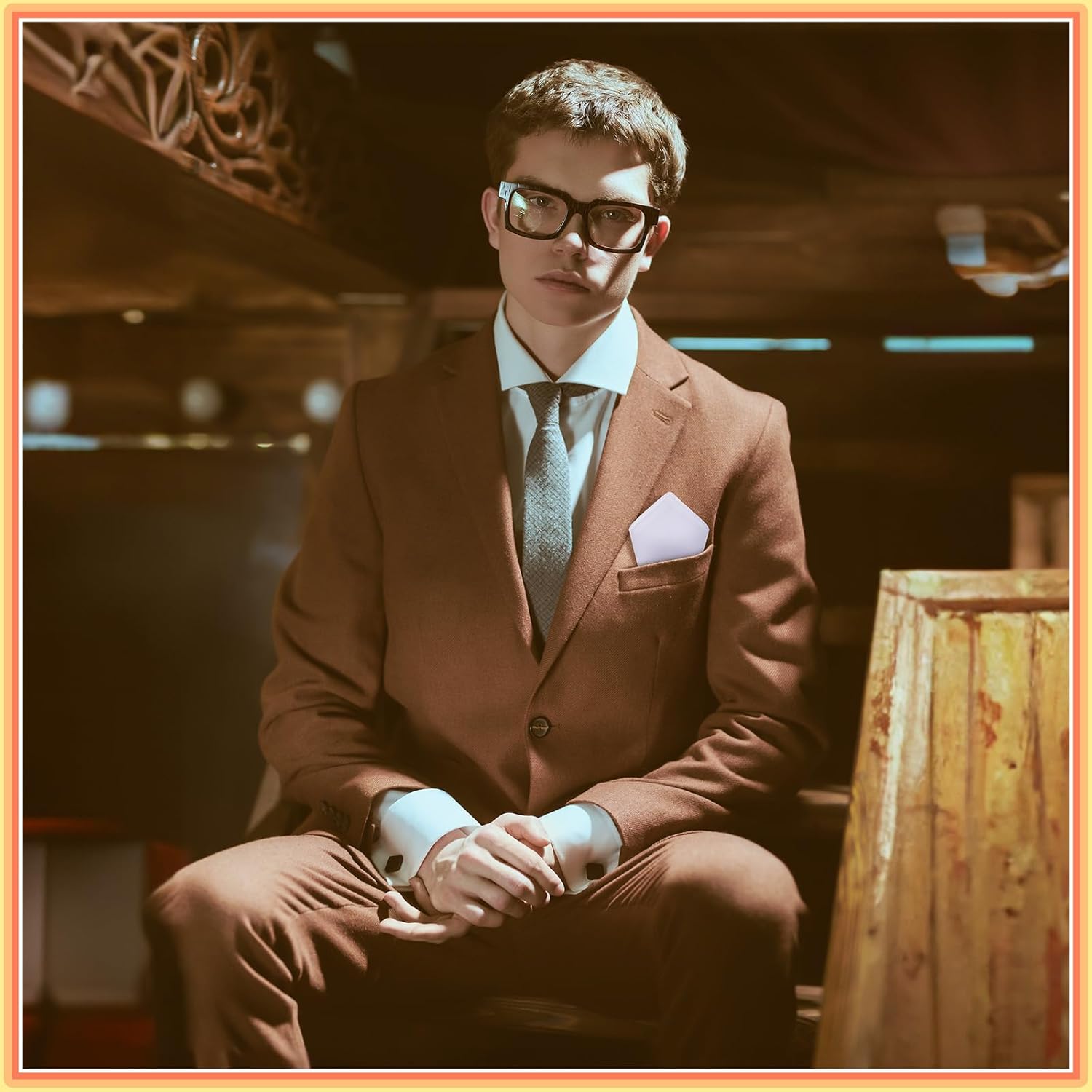 Leinuosen White Cotton Handkerchiefs for Men Classic Hankies Pocket Square Towel Small Size for Tie Dye Tea Parties - Image 4