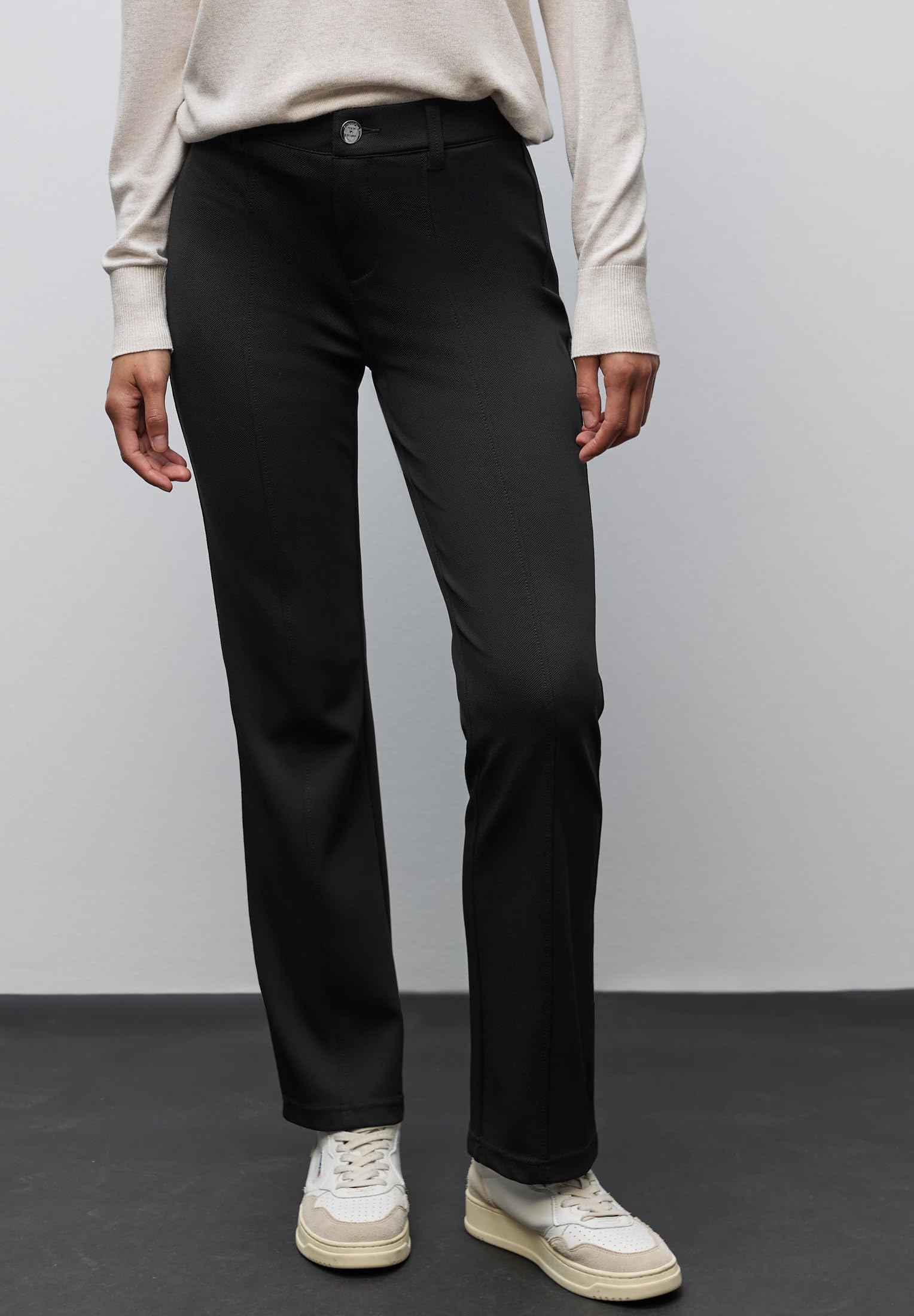 Street One Damen Twill Bootcut Hose 3716944