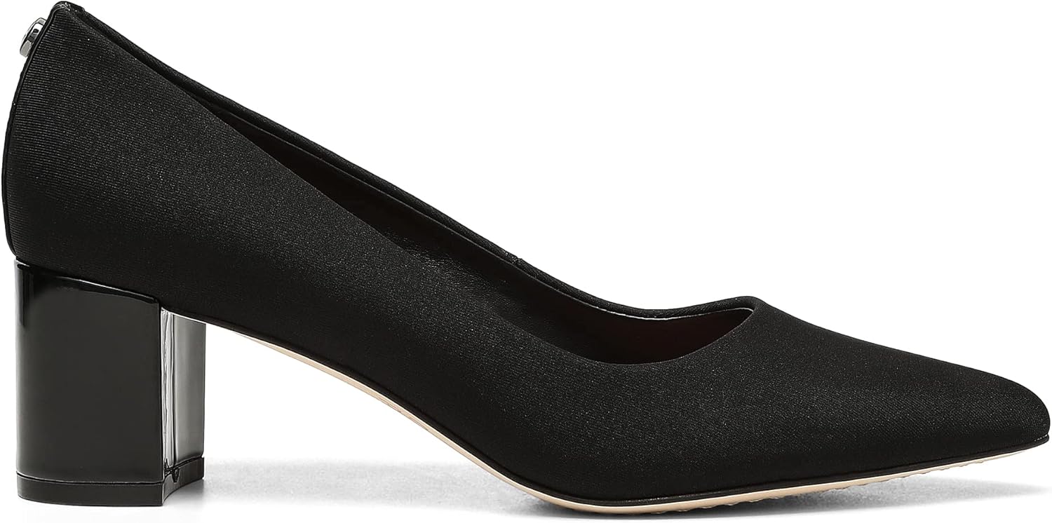 Donald J Pliner Women's Stephani High Crepe Fabric – 2” Block, Chunky Heels Dress Shoes, Classic Pump