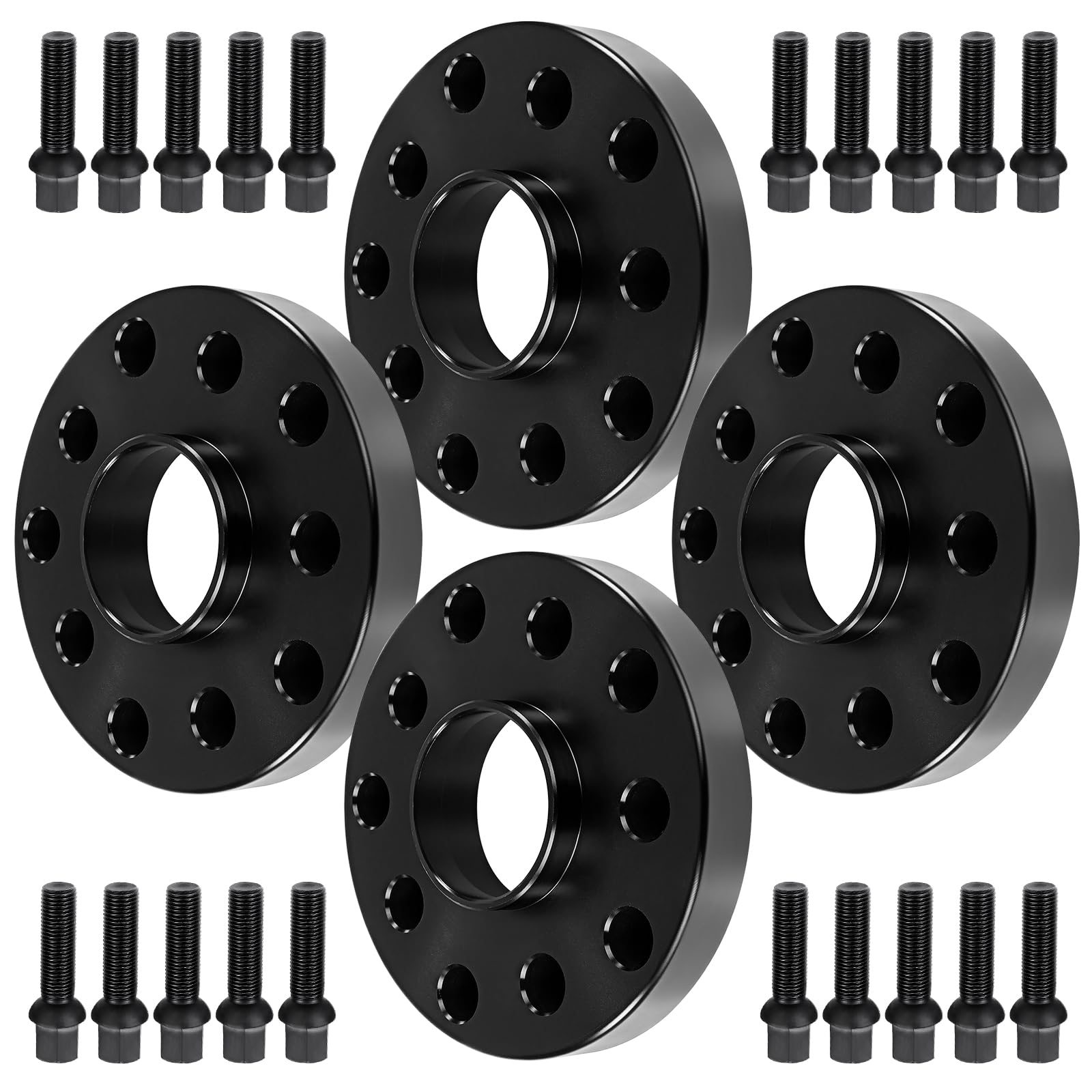 Photo 1 of OCPTY 4PCS 5x100/5x112 Wheel Spacers 20mm Wheel Adapters 14x1.5 Studs 57.1mm Center fit for 1998-2020,2022 for Audi for A3 / 1996-2007 for Audi for A4 / 1995-2010 for Audi for A6