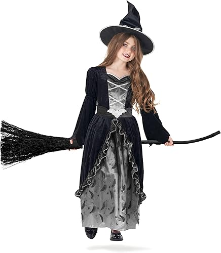 Miniatura 5 de Morph Costumes Dark Witch Costume Kids Witch Costumes For Girls Costume Witch Outfit Kids Halloween Witch Costumes Girls