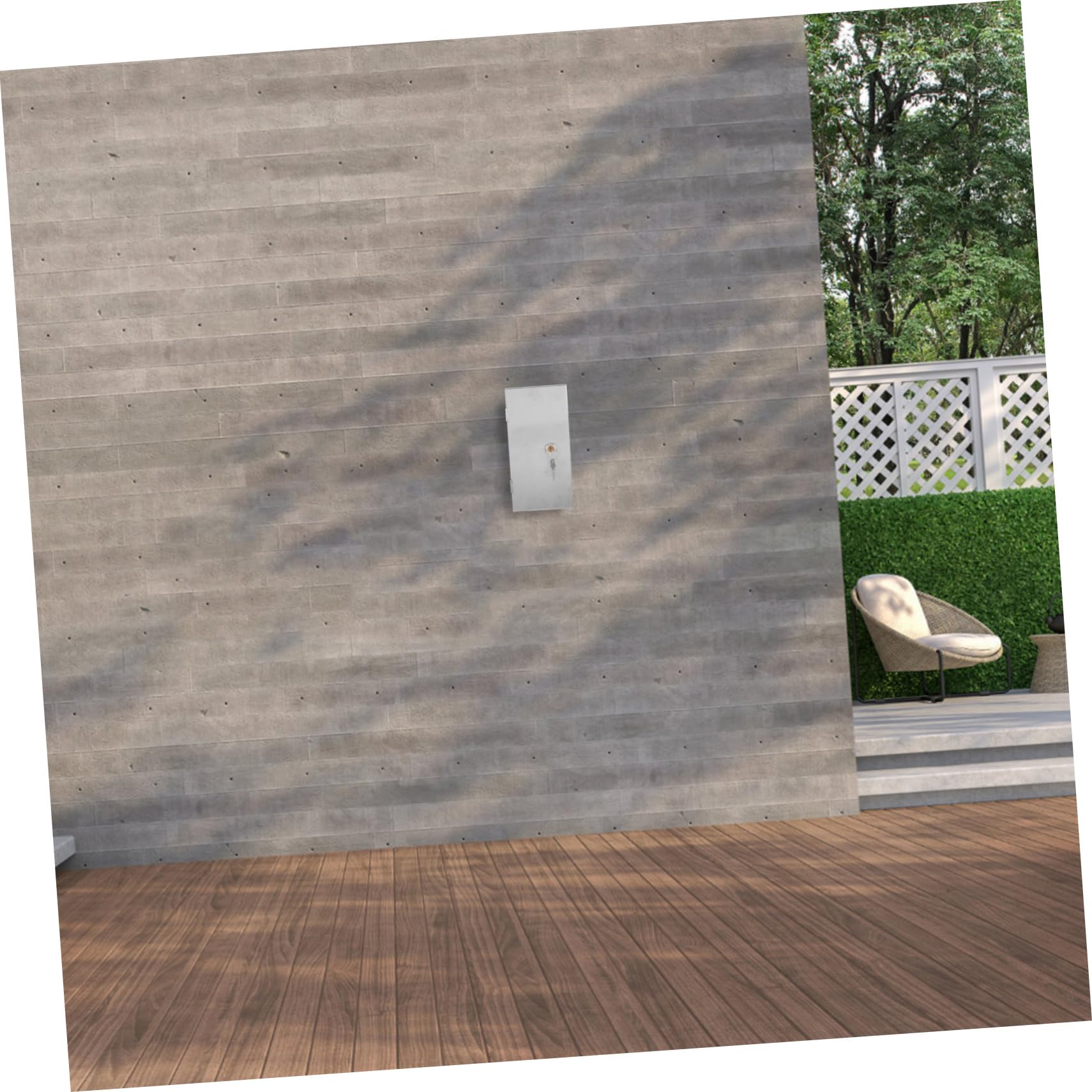 Hemobllo Scatola per Prese Esterne in Acciaio Inossidabile con Chiusura a Chiave, Design Doppio, Resistente alla Pioggia per Veicoli Elettrici e Attrezzature Outdoor