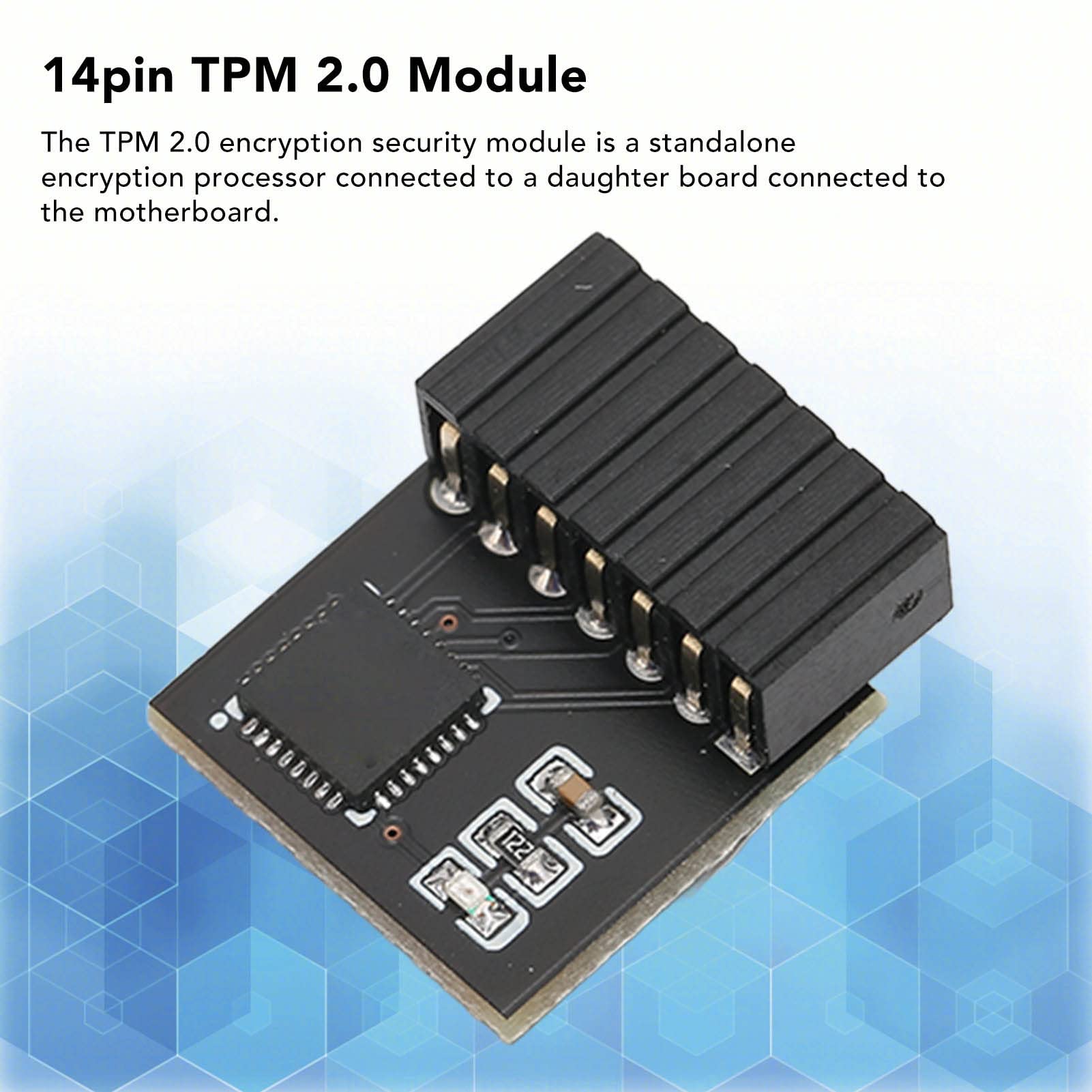 TPM2.0 モジュール LPC 14ピンSLB9665 ASUSマザーボード用 Amazon.com: NewHail TPM2.0 Module LPC 14Pin Module with