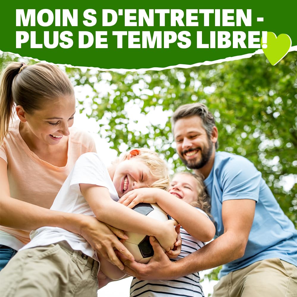 RasenHerz, Sable pour gazon 25 kg pour 100 m² Pour un gazon dense et vert Entretien du gazon, Amendement du sol, Nutriments, Diabas petigi