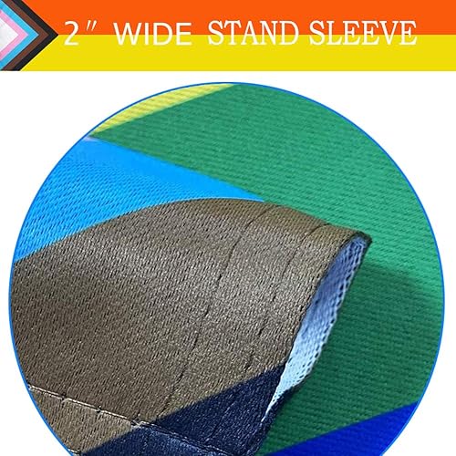 Miniatura 5 de Progress Pride - Banderas de jardín arcoíris  Bandera pequeña de progreso inclusivo de 12.5 x 18 pulgadas para lesbianas y transgénero LGBTQ