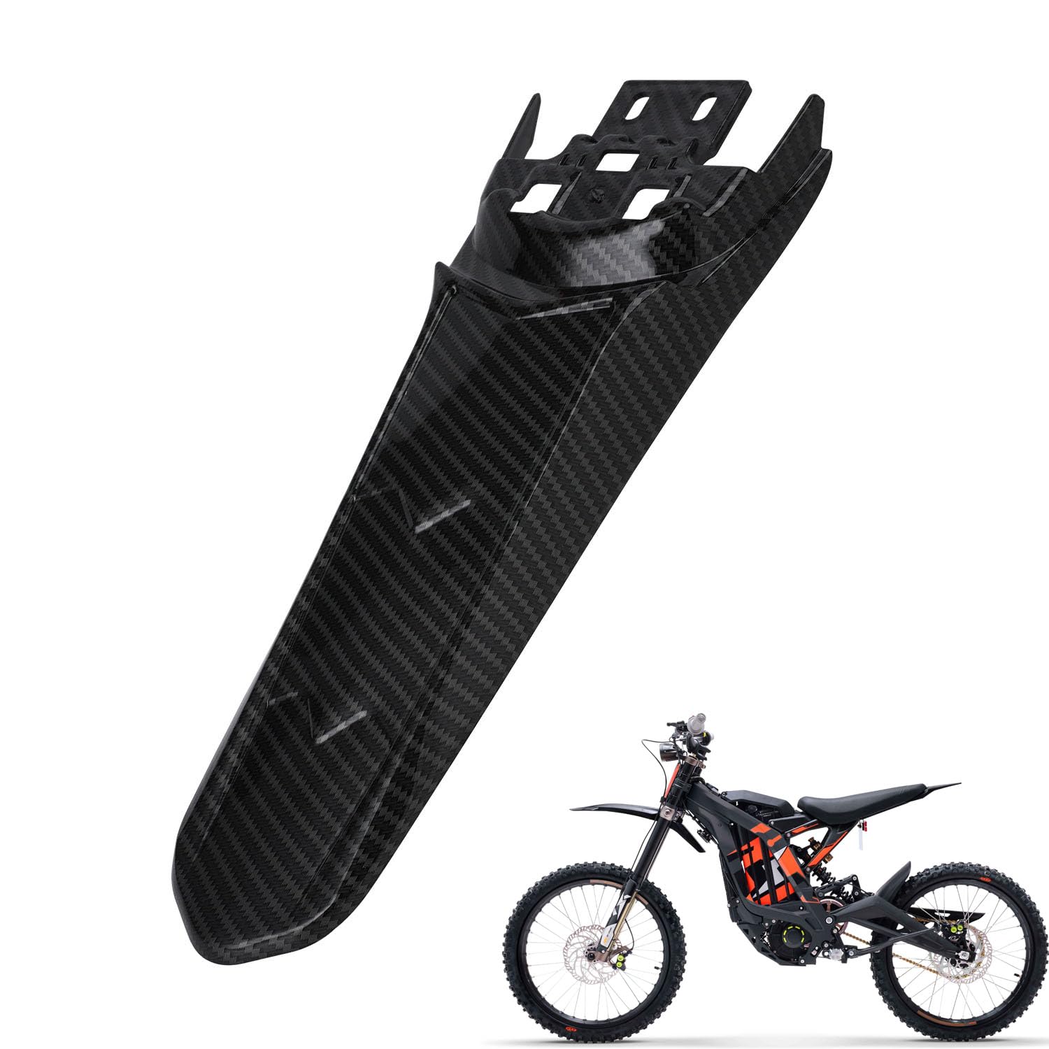 Parafango posteriore in carbonio design personalizzato - Ducati