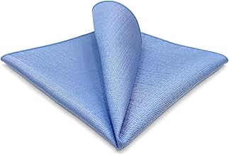 S&W SHLAX&WING Tie Set des Herren Dress Krawatte Light Blue Solid Color Extra Long