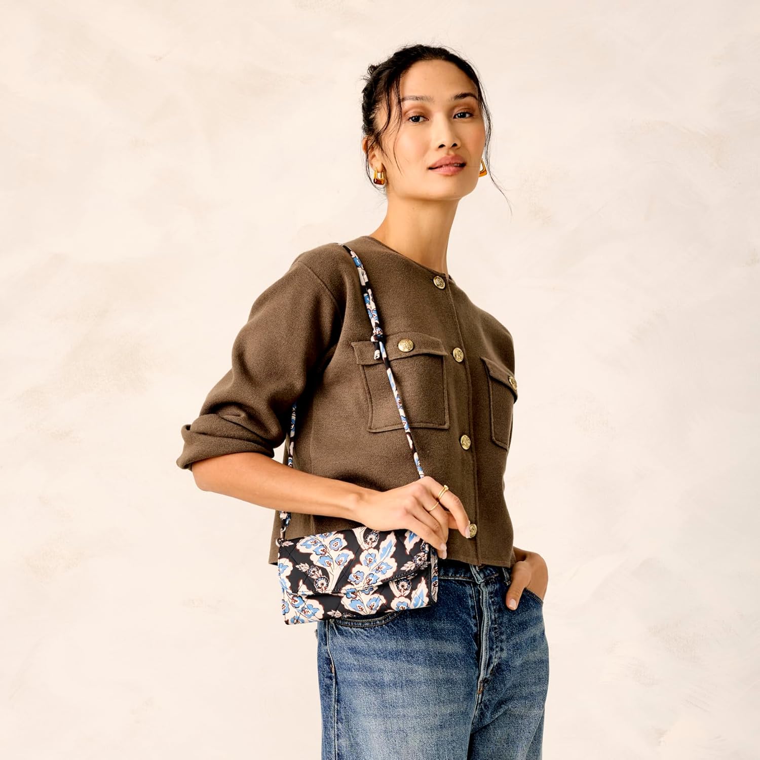 womens Performance Twill Wildwood Wallet Crossbody Bag - Image 3